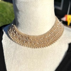 Sally Gee Vintage Beaded Collar Necklace